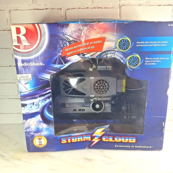 RARE 2005 Radio Shack Storm Cloud Rc Hovercraft Controller Battery And Charger